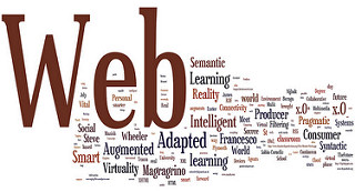Nube de palabras de diferentes tamaños, sobre la que destaca sobremanera la palabra Web.
