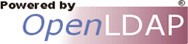 Logotipo de OpenLDAP. Powered by OpenLDAP.