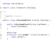 Captura de pantalla de un trozo de programa escrito en lenguaje Java bajo el entorno de desarrollo NetBeans, versión 6,9,1. 