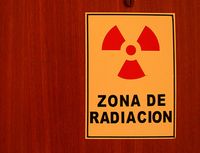 Símbolo representativo de zona de radiación.