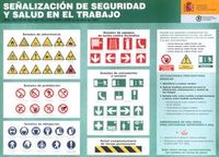 Símbolos para la señalización de seguridad y salud en el trabajo.