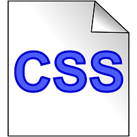 Letras en lila donde se lee CSS